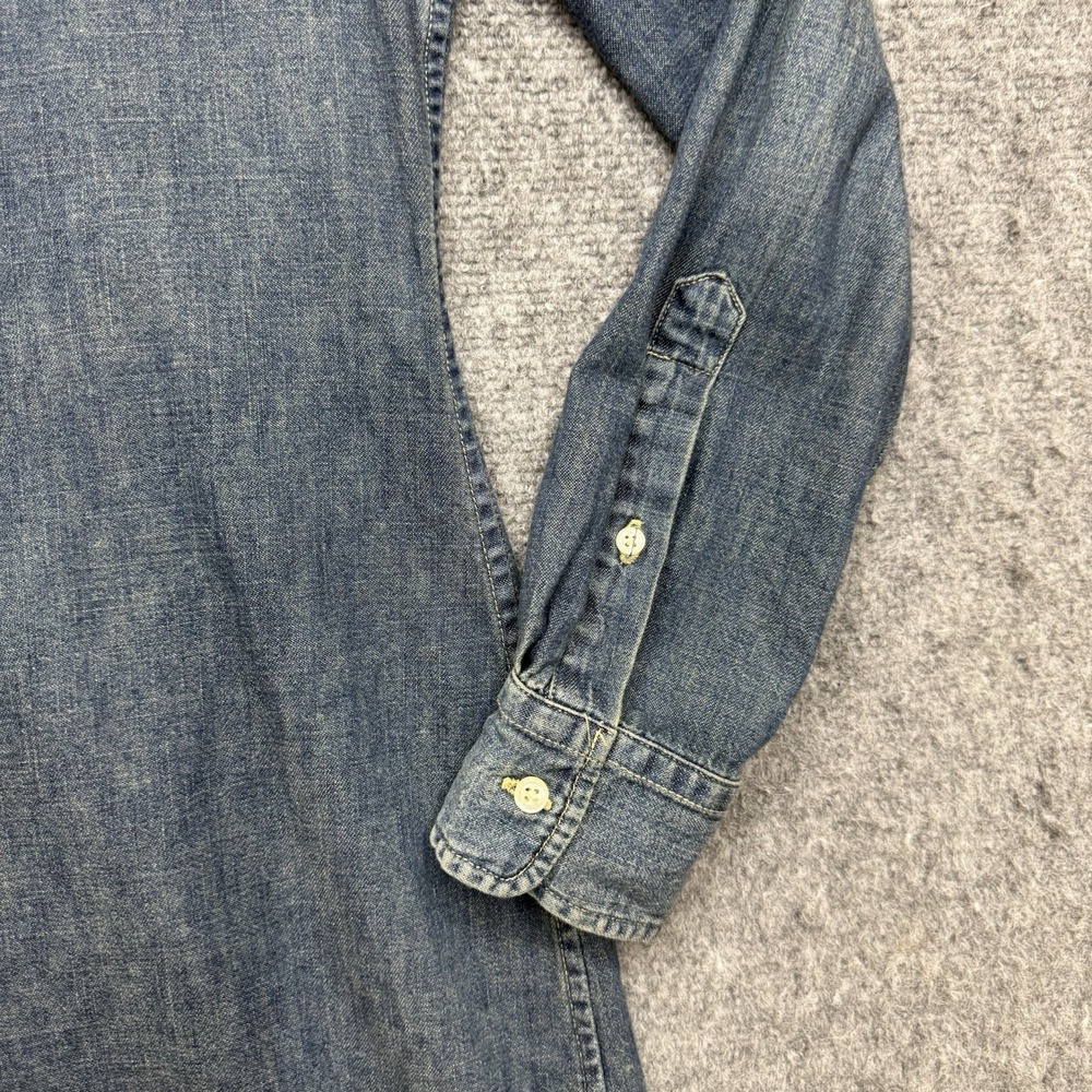 Ralph Lauren Denim Jean Shirt Dress Button Up Long Sleeve Women's size S Small - Picture 6 of 12